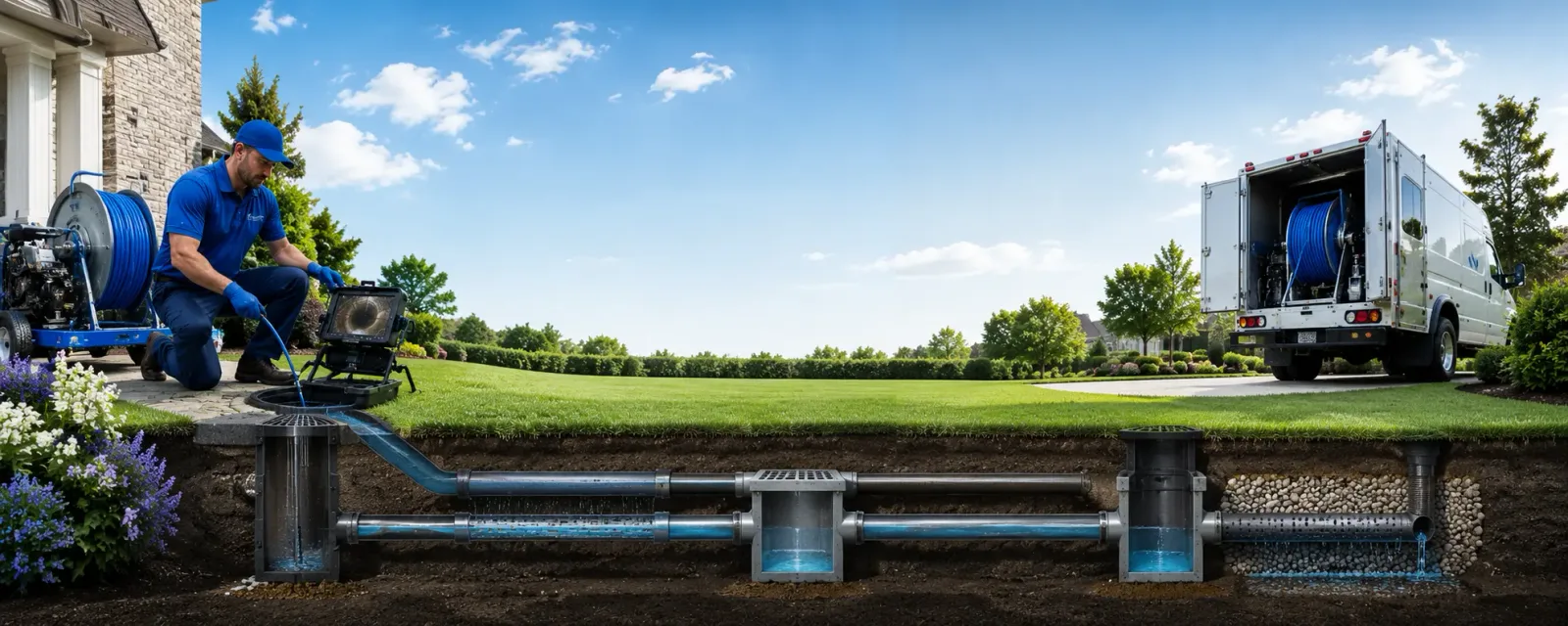Outdoor drain cleaning information for Medina, NY